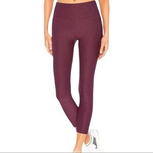 Burgundy Varley Leggings Size Small
